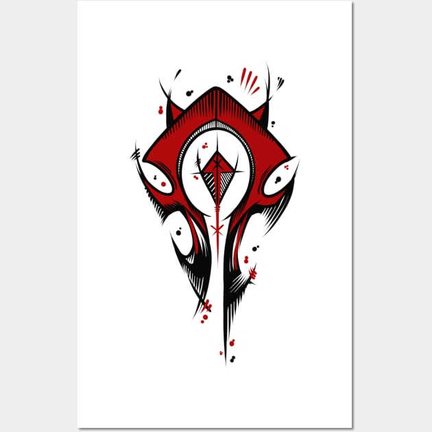 Horde Deconstructed Symbol Wall Art by Scottconnick